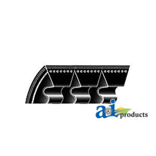 A & I Products Cogged Wedge Banded V-Belt ( 5/8" X 80") 0" x0" x0" A-5VX800/04